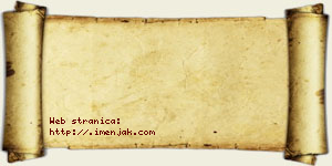 Tijana Jaglica vizit kartica